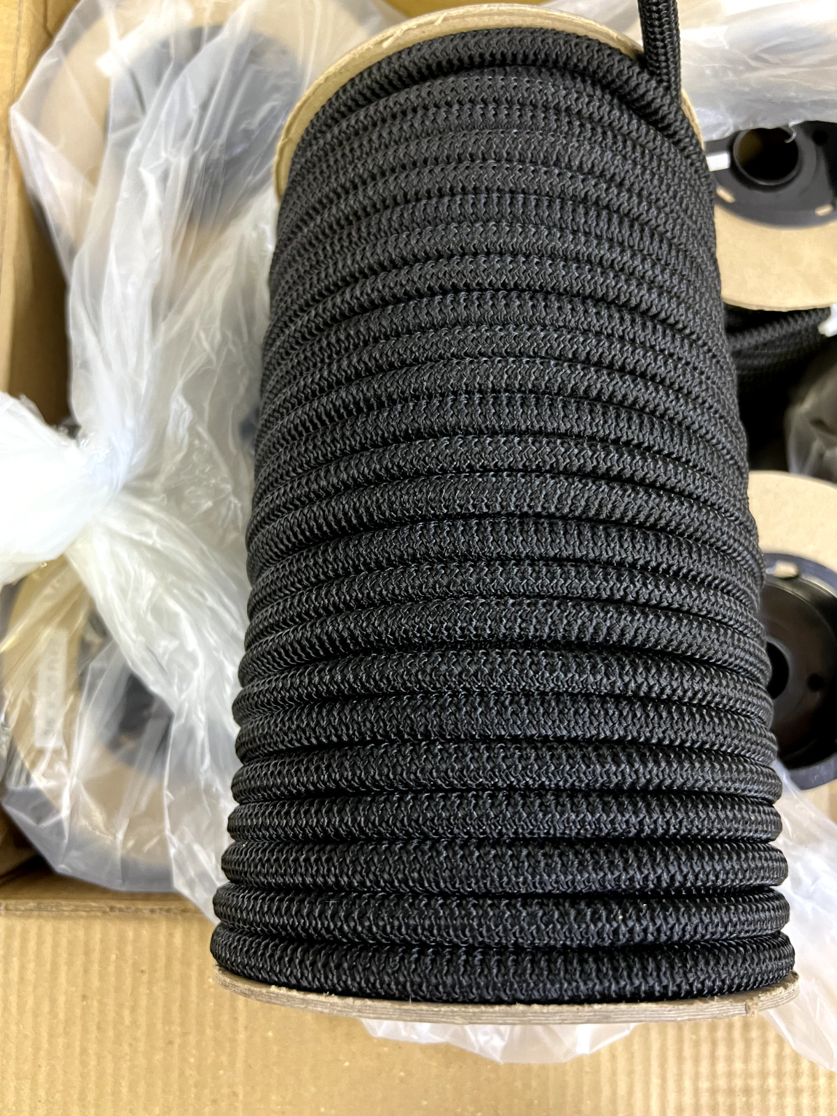 100′ x 3/8″ Shock Cord Elastic Stretch BUNGEE Truck Tarp Tie Down BLACK 100 ft