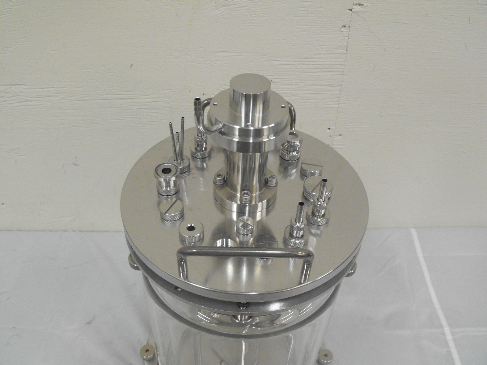 Eppendorf 5L Bioreactor Vessel #M1379-1003 for BioFlo 320, unused!