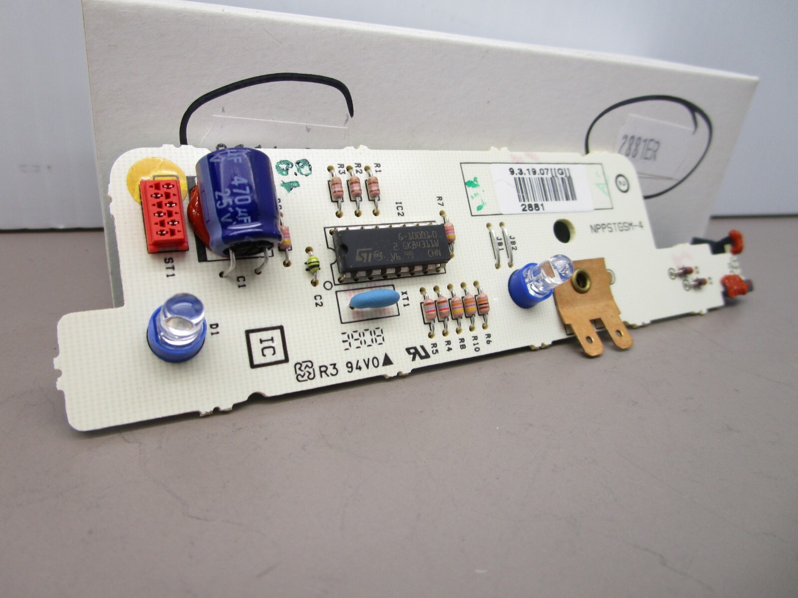 Karcher 8.614-015.0 Windsor Control Board 2881ER 9.1.19.07 2881 NPPSTGSM-4
