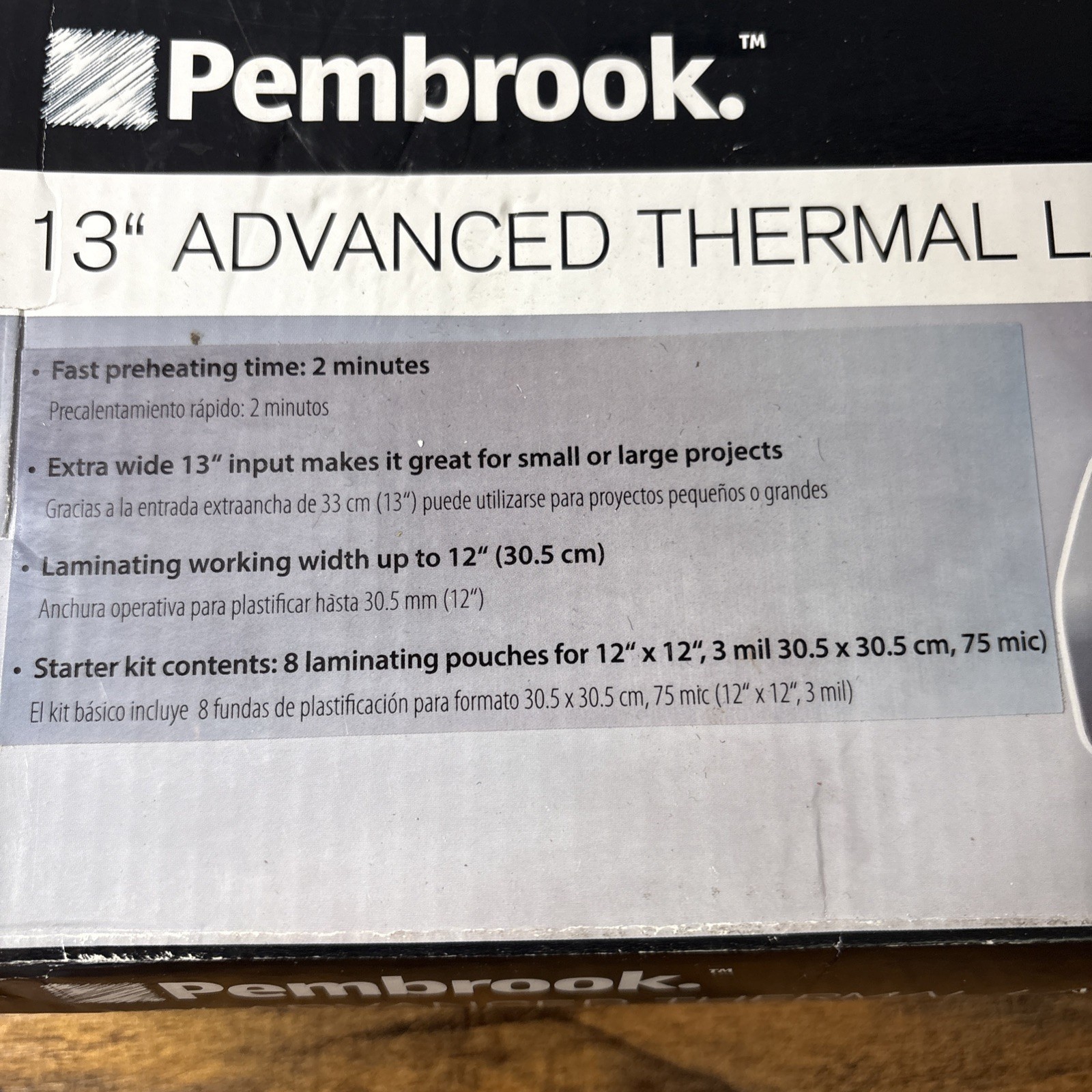 Pembrook 13″ Advanced Thermal Laminator