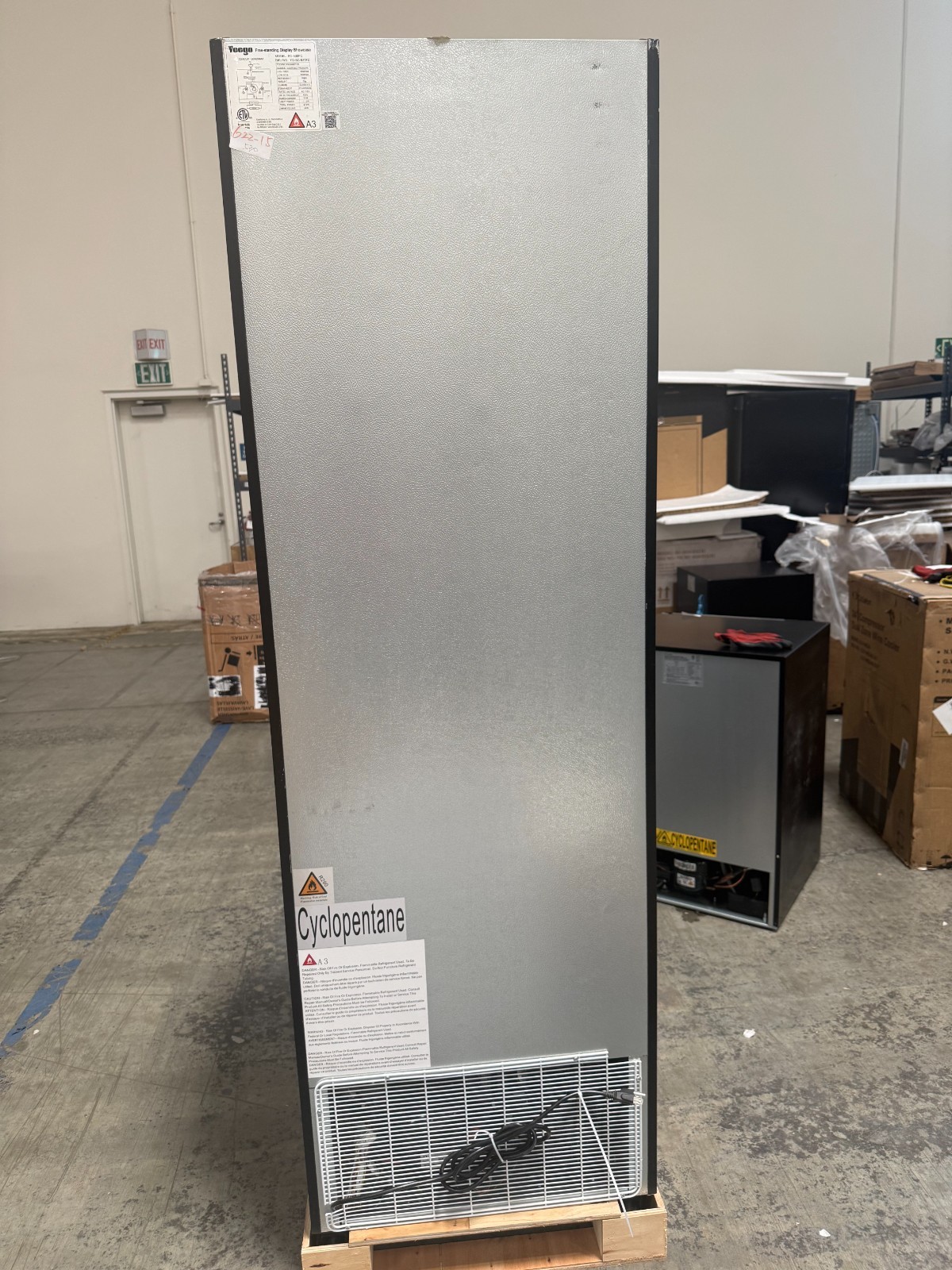 Yeego 17.5 Cu.ft Display Beverage Refrigerator 32-50°F Commercial Fridge Store