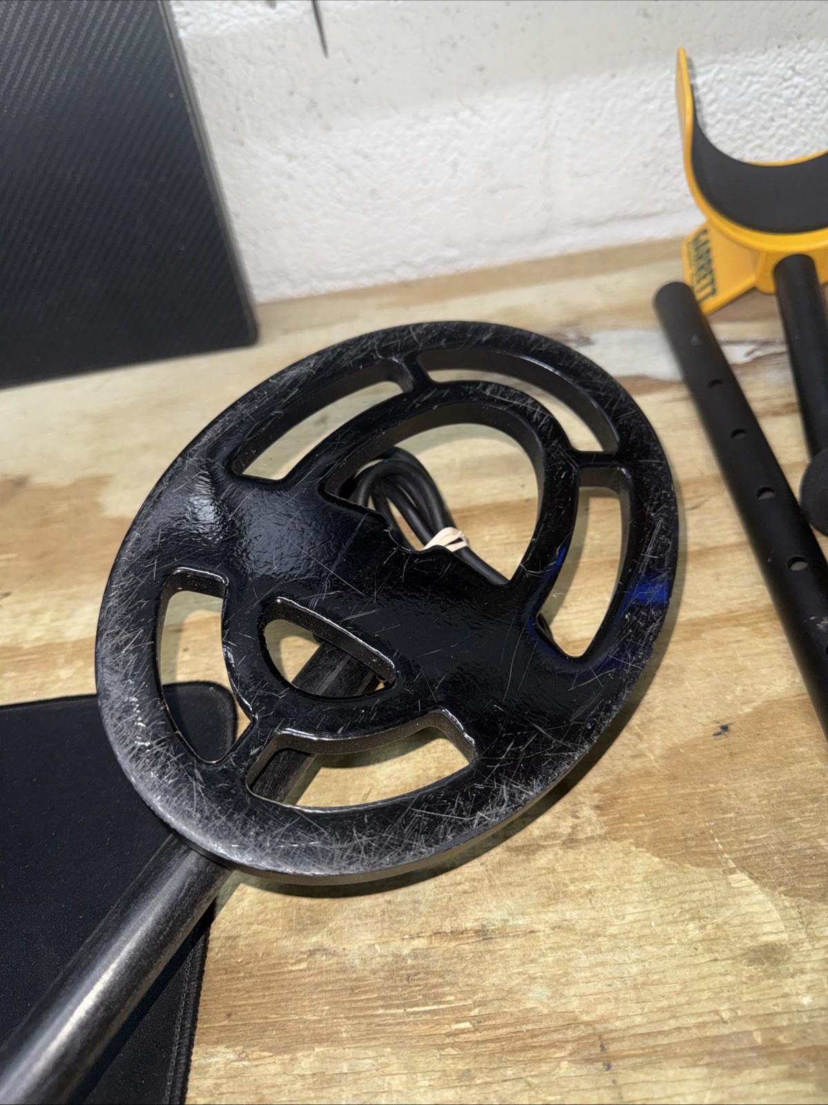Garrett ACE Metal Detector 6.5×9″ PROformance Coil and Handle ONLY! – READ!