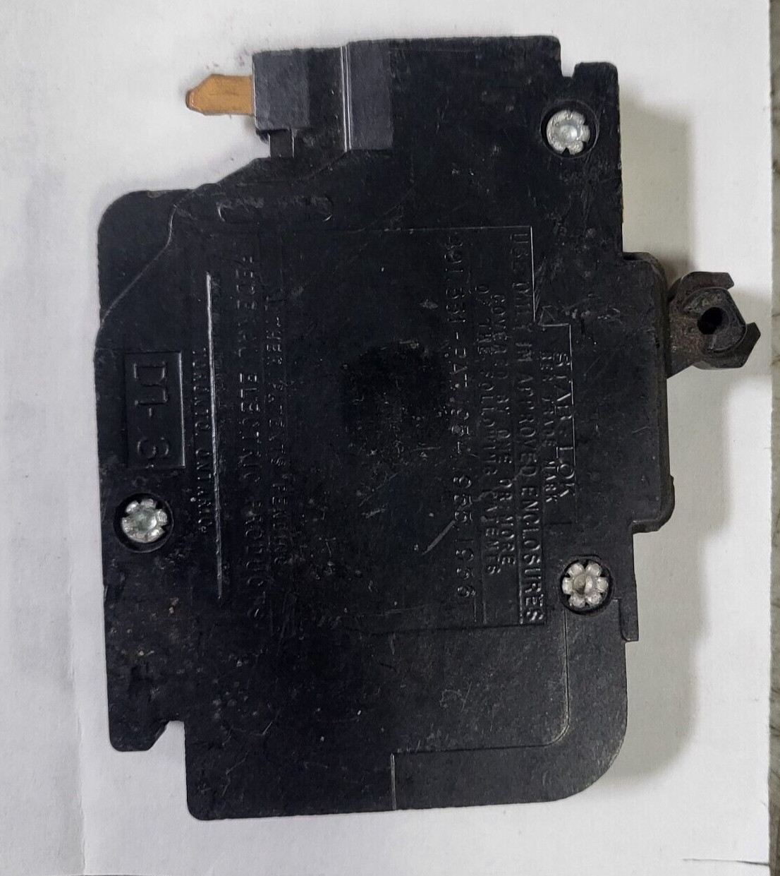 FPE 20 AMP 1POLE BREAKER BLACK THIN Stab-Lock Type