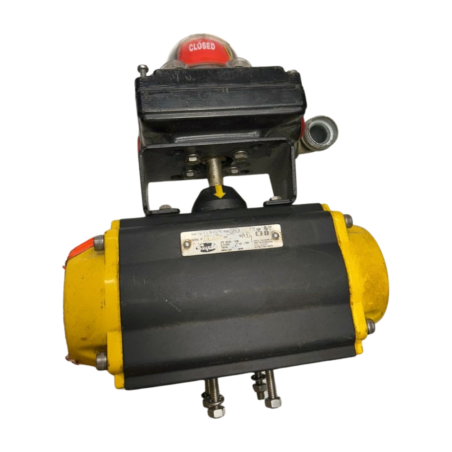 Sharpe SPNII075 Actuator w/SLXS4MH10 WT Limit Switch Indicator & 7019-9DB Coil