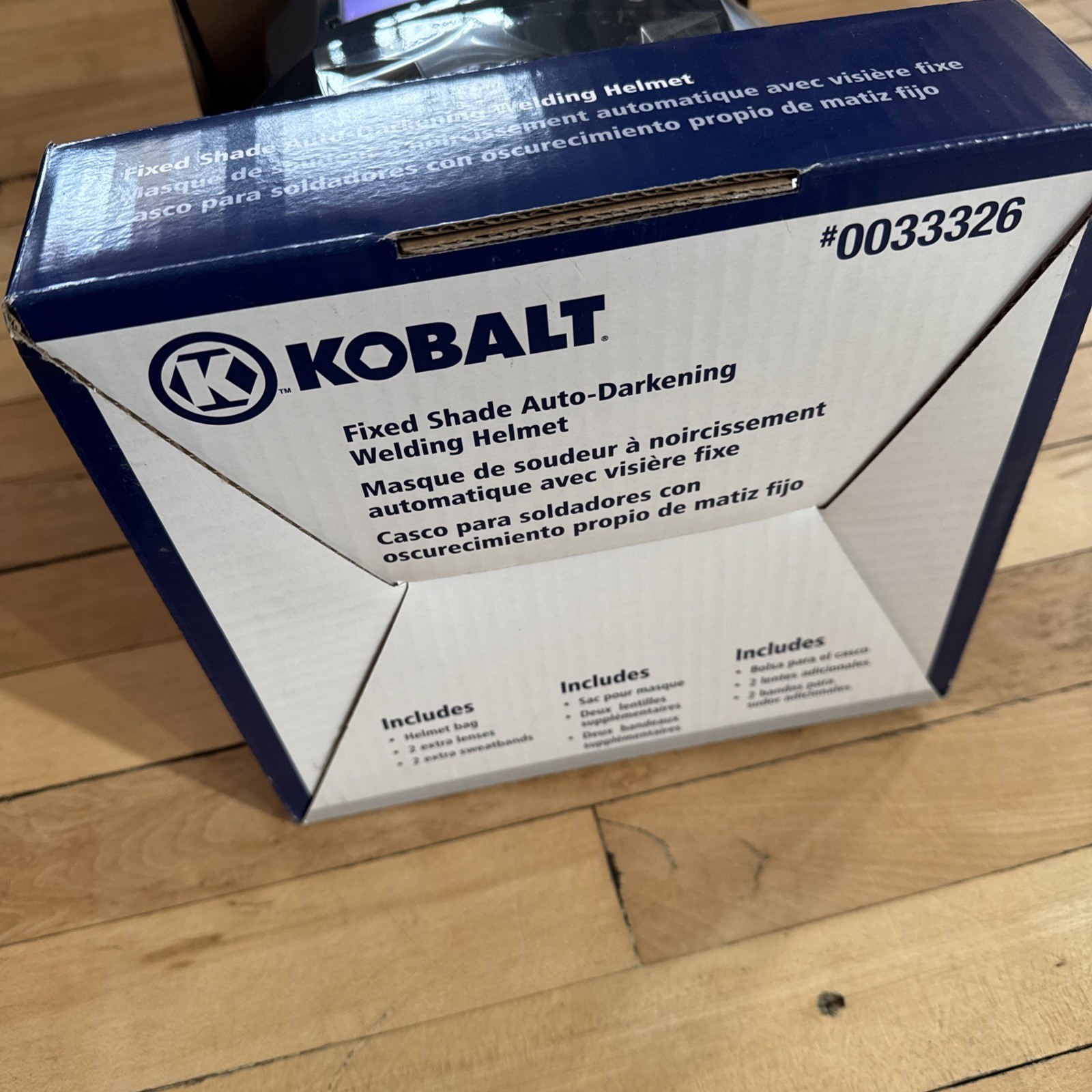 Kobalt Fixed Shade Auto-Darkening Welding Helmet #0033326 – NIB