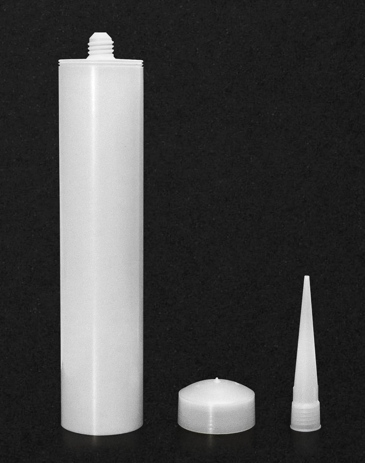 20 Pack 10oz Empty Caulk Tubes Reusable Plastic Cartridges for Standard Guns DIY