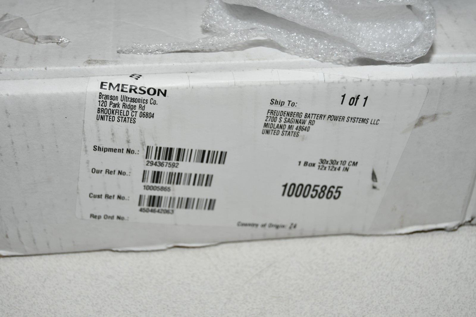 ^ Branson 440-022-102 Ultrasonic Welder Horn #X8180