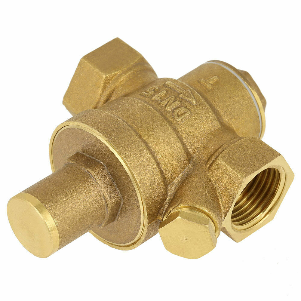 Water Pressure Regulator DN15(1/2″) 15mm Adjustable Brass Reducing Valve-