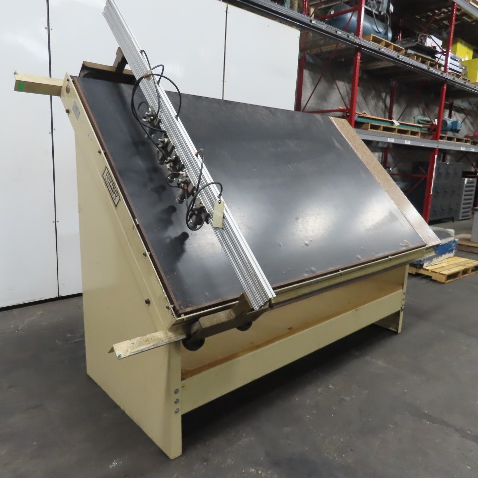 Ritter R215 E/A 5′ x 8′ Face Frame Assembly A Frame Table 5 Pneumatic Clamps