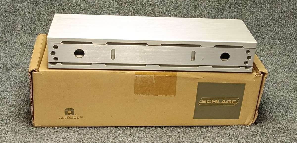 Schlage M452P Electromagnetic Lock Double Door 1000lb Maglock 12/24V Open Box