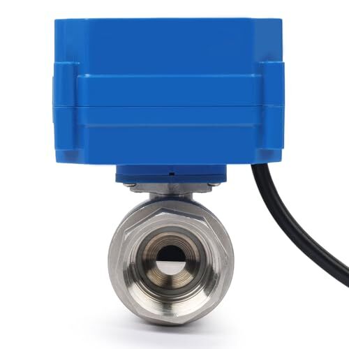 U.S. Solid 1 inch Motorized Ball Valve with US Plug Stainless Steel 110V AC