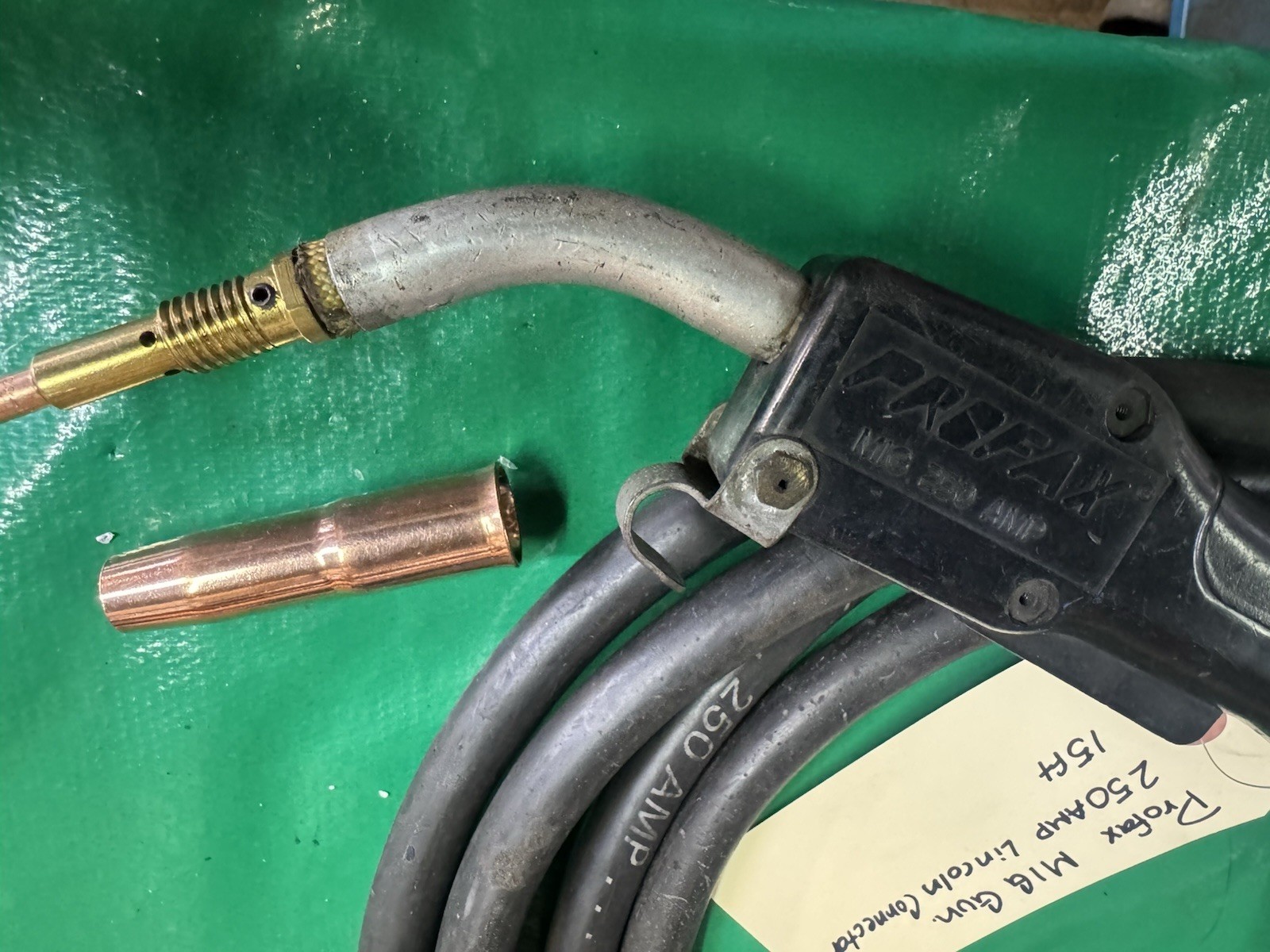 Profax 250 A Mig Gun 15Ft Refurbished .030 .035 Profax Gun Lincoln T conector