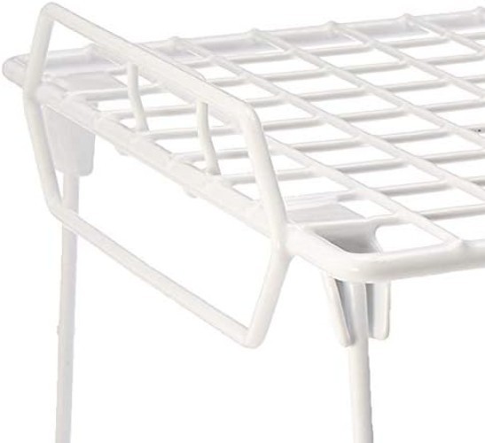 Lightweight Stackable 1-Tier Utility Shelf for Effortless Bathroom Organization