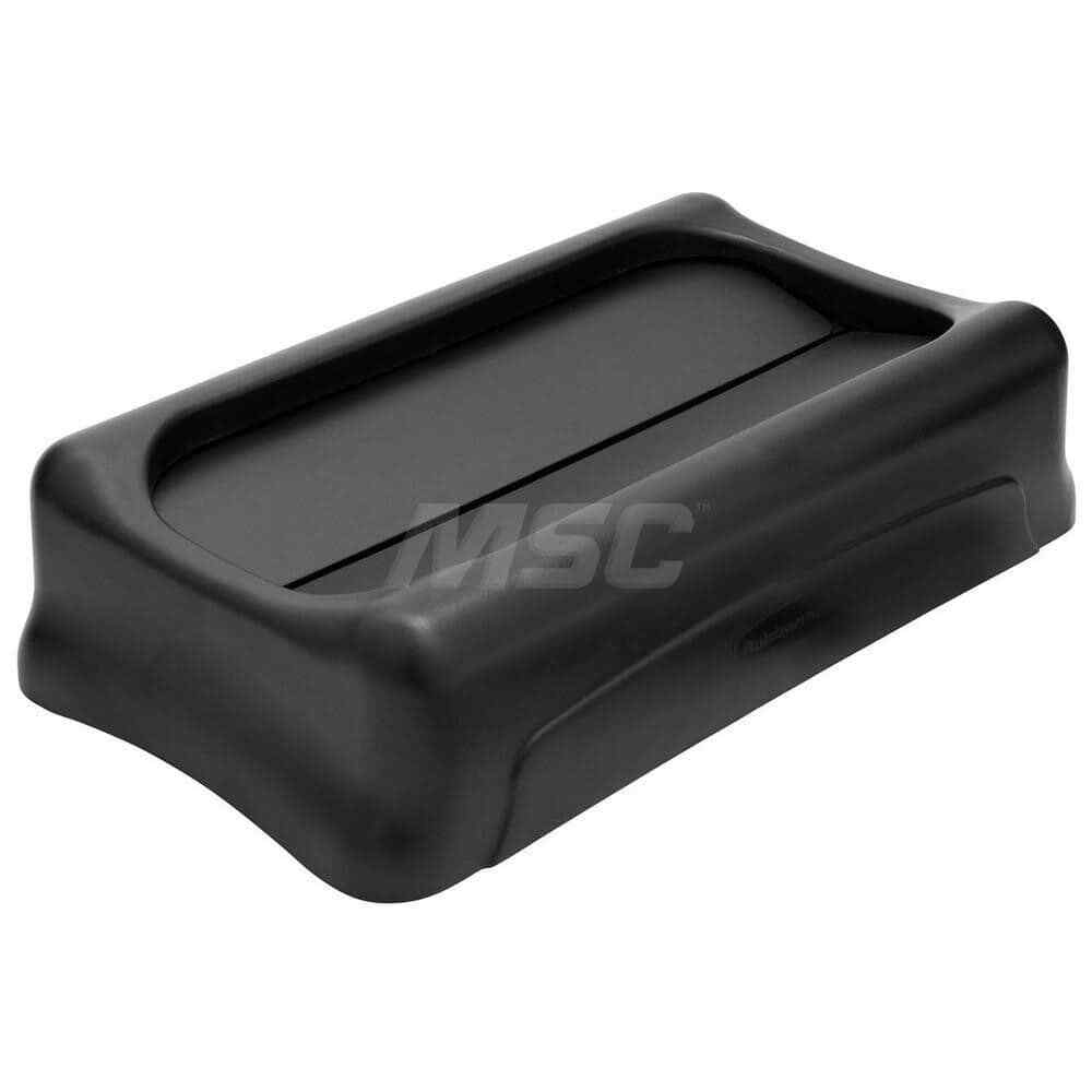 Rubbermaid FG267360BLA Rectangle Lid fits «Slim Jim» 23 Gal Rectangle Trash Can
