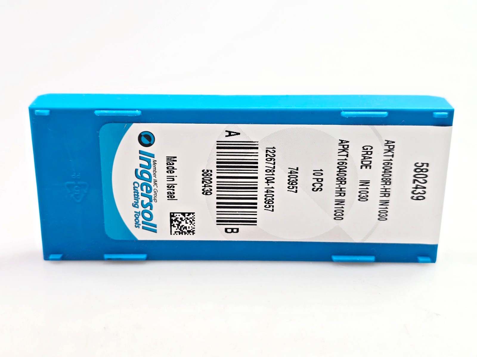 Ingersoll APKT 160408R-HR IN1030 Carbide Milling Inserts (Box of 10)
