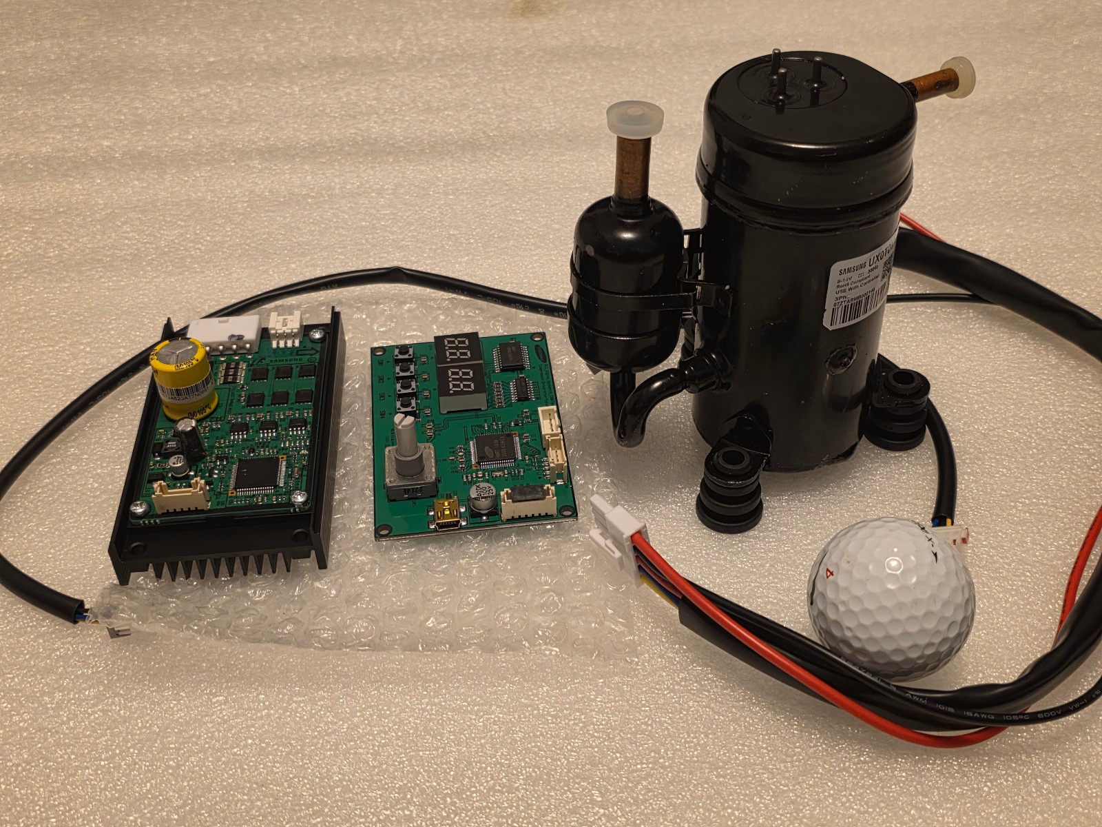 Mini rotary compressor Samsung 24V DC driver board included