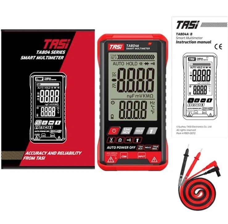 Digital MULTIMETER Voltmeter Ammeter Ohmmeter Volt AC DC Tester Leads Meter LCD