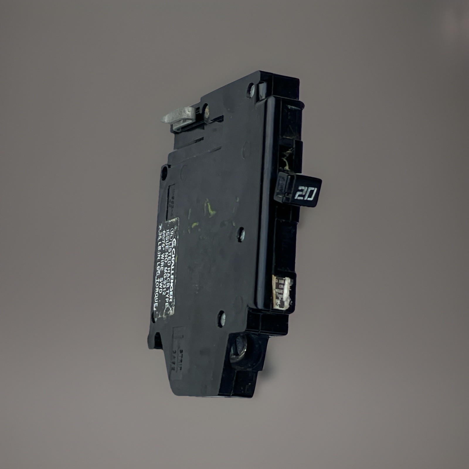 A120L Challenger Crouse-Hinds 1 Pole 20A «Cheater» Circuit Breaker A120 Non-CTL