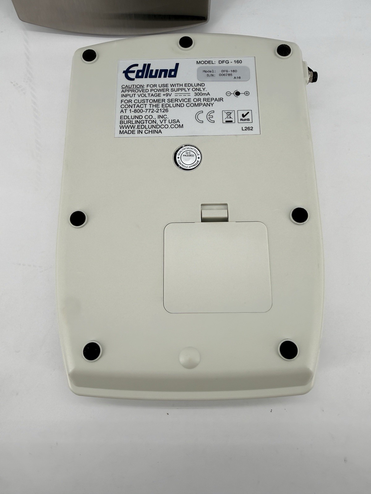 Edlund DFG-160 Digital Portion Control Scale 10 lb Silver New In The Box