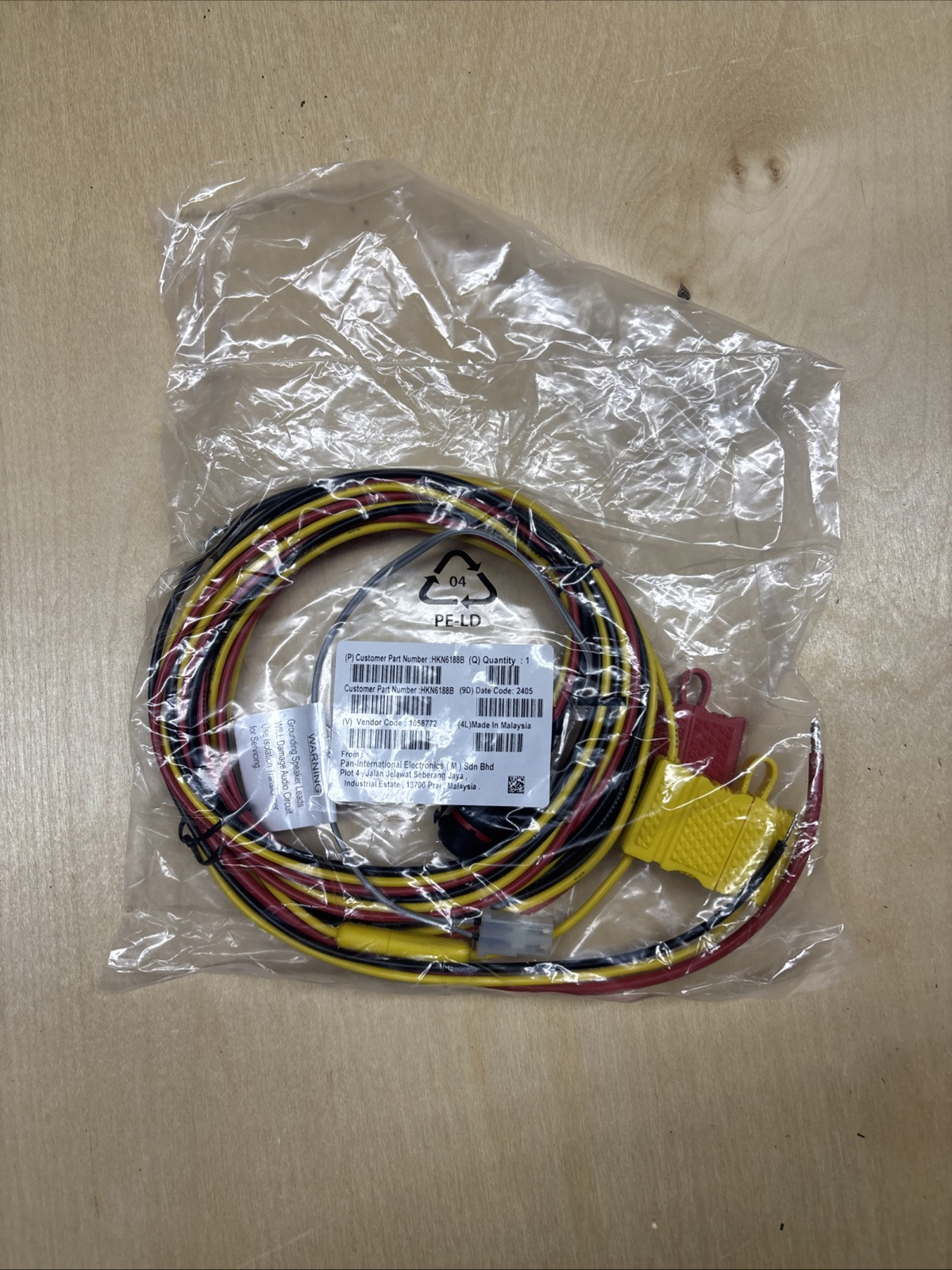 NEW Motorola 05 07 09 Control Head Power Cable XTL2500 XTL5000 APX7500 HKN6188 B