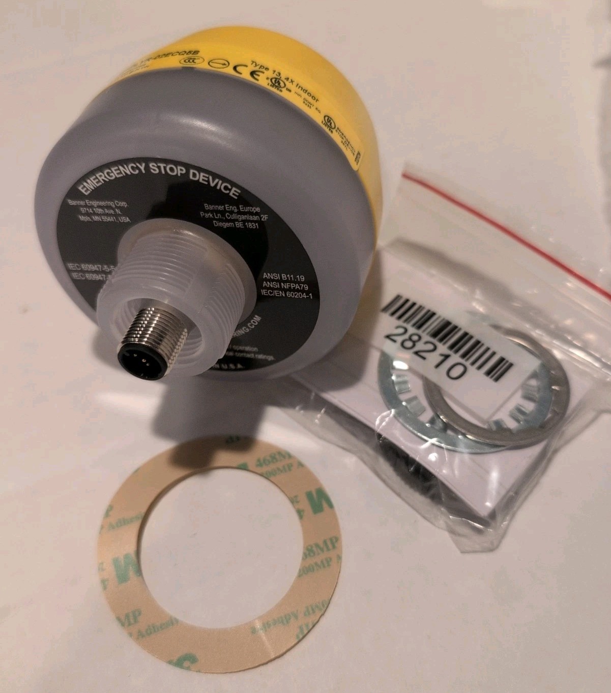 BANNER SSA-EB1PLYR-02ECQ5B Emergency Stop Switch – 26267