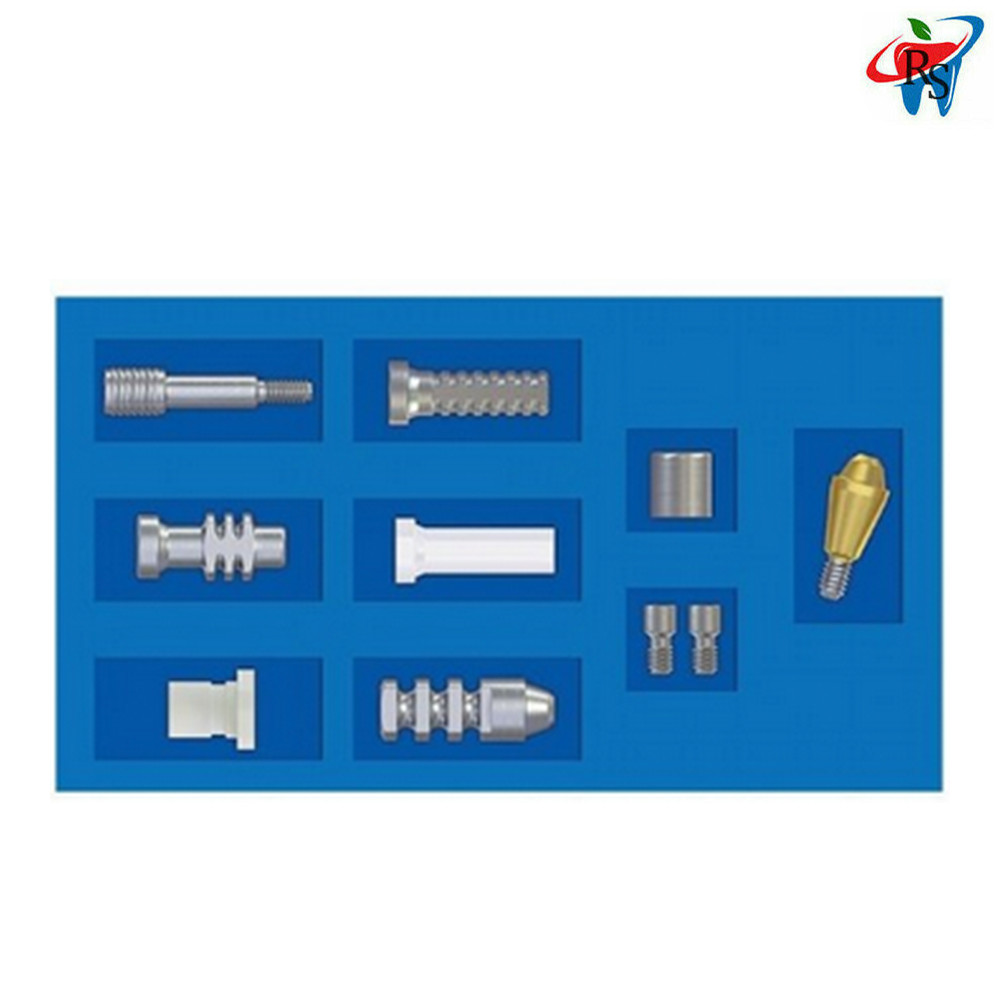 1x Kit Prosthetic Straight Multi Unit 1.6 RP Conical Connection 2.65 Titanium