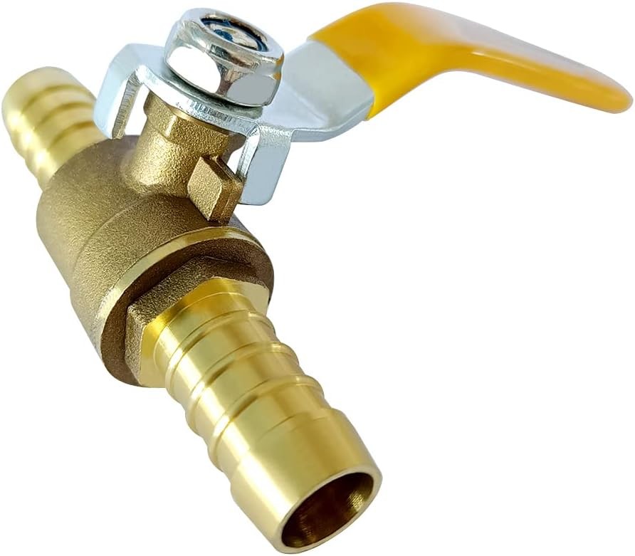 5/8 Inch Brass PEX Ball Valve 2-Way Shut Off Fittings 2 Pack