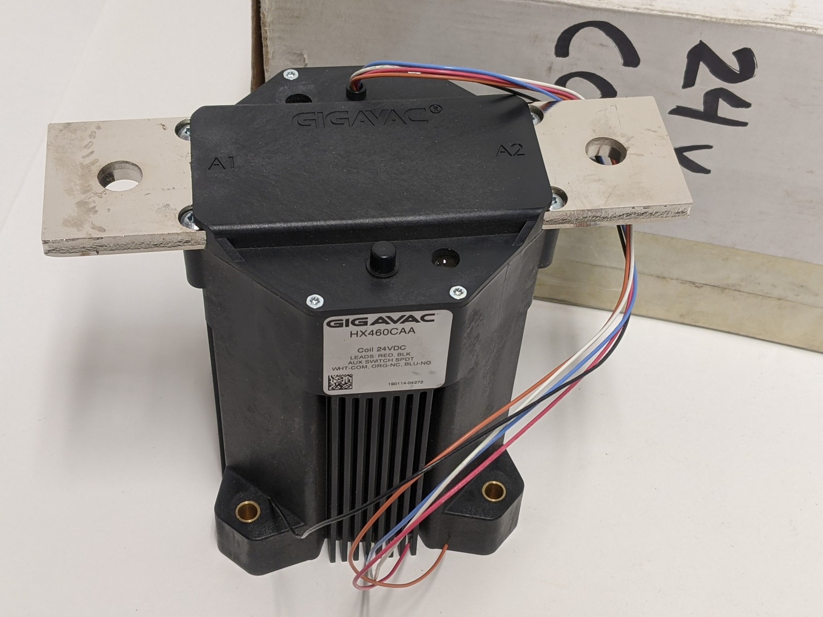 GIGAVAC HX460CAA 1000A 1500VDC DC Contactor 24VDC Coil SPDT Auxiliary