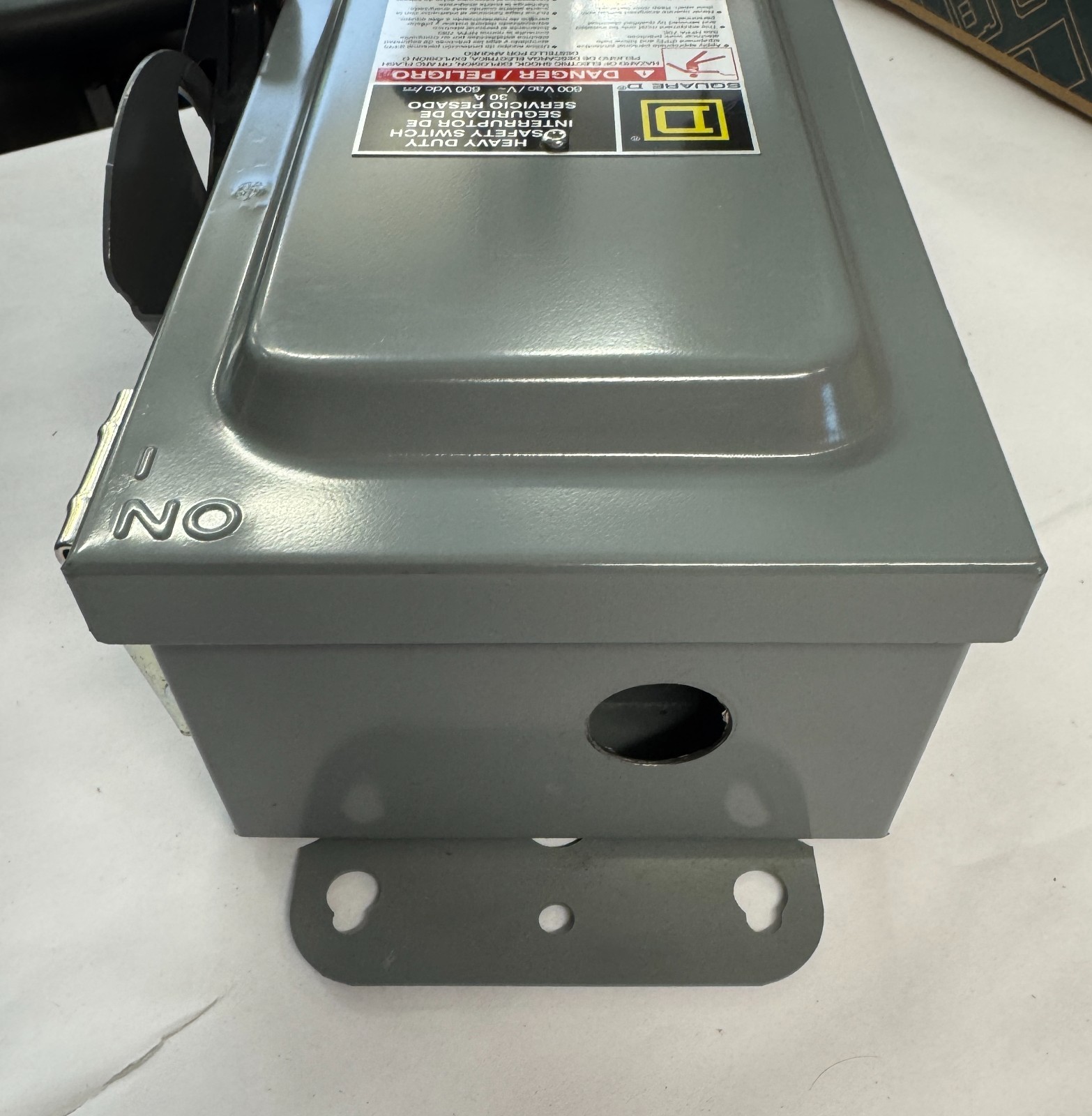 Square D HU361AWK 30 Amp 600v Heavy Duty Safety Switch Nema 3r Non-fused 3-Pole