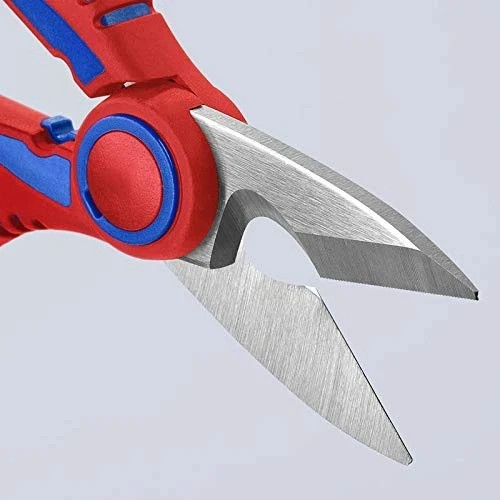 KNIPEX Tools 95 05 10 SBA Electricians’ Shears with Crimp Area for Ferrules,