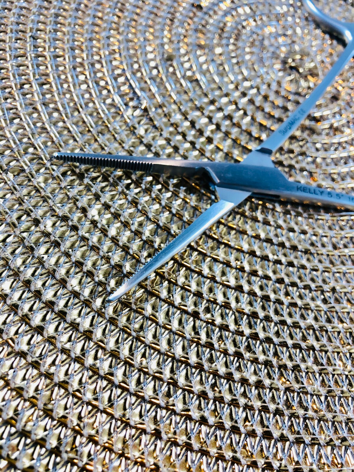 DENTAL HEMOSTAT 5.5″ KELLY NEEDLE HOLDER Surgical Instruments MAC