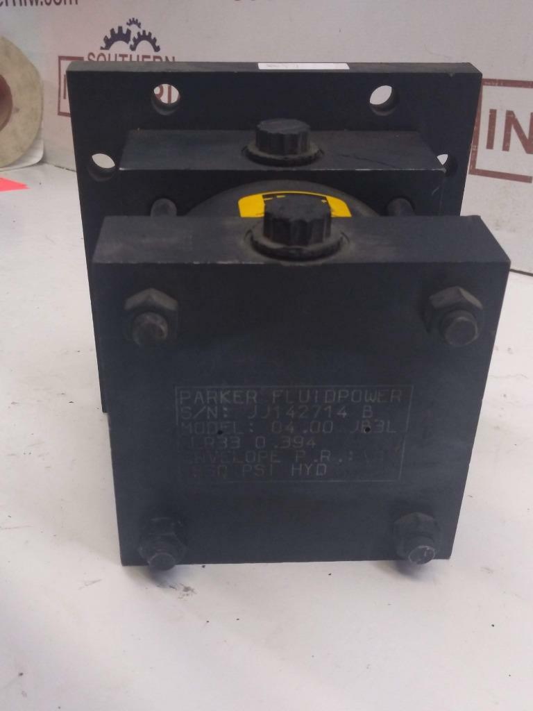 Parker Hydraulic Cylinder 04.00JB3LLR330.394 850PSI 4″Bore 0.394″Stroke 1.75″Rod