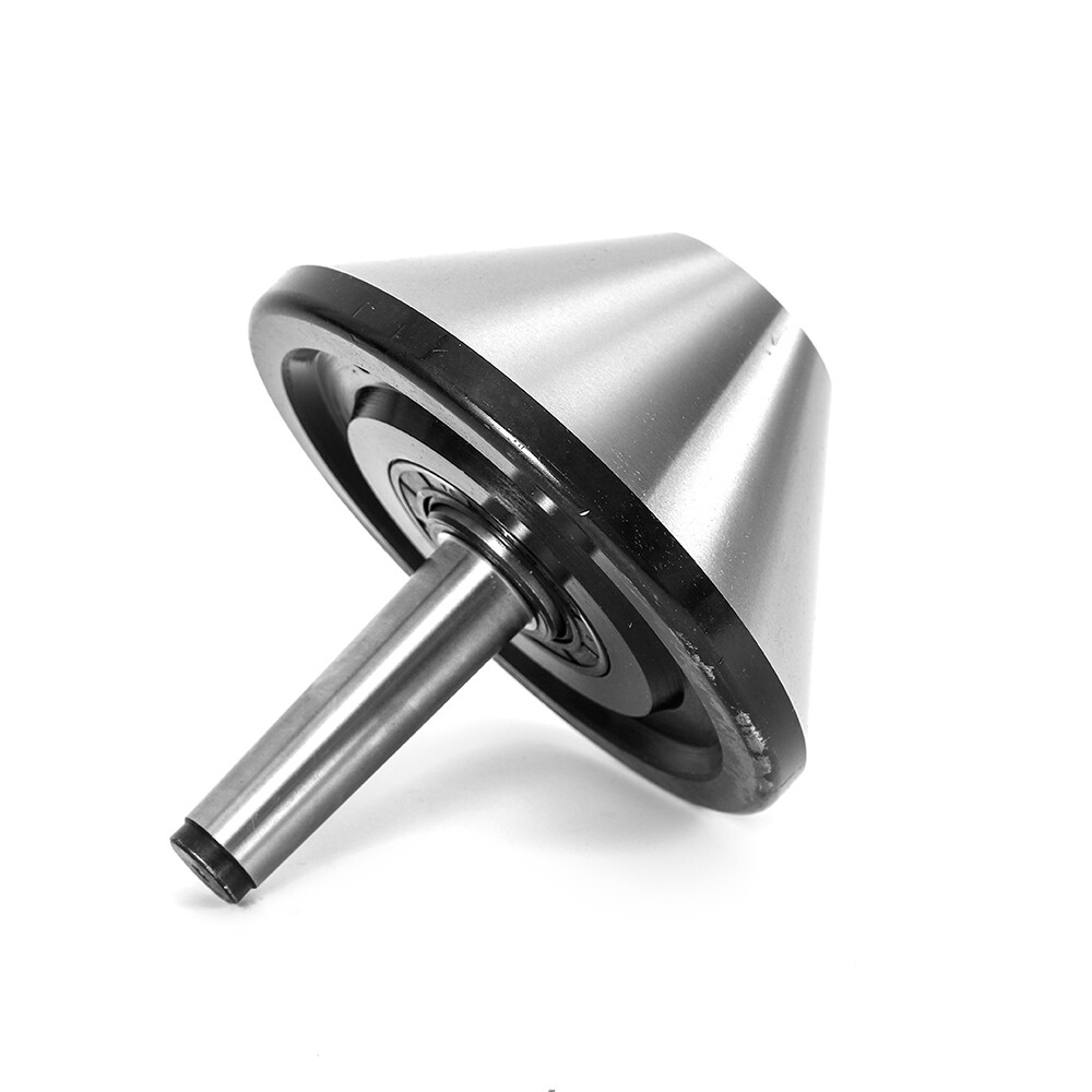 6in MT3 Bull Nose Live Center Morse Taper #3 150mm (5-29/32) 75° Triple Bearing