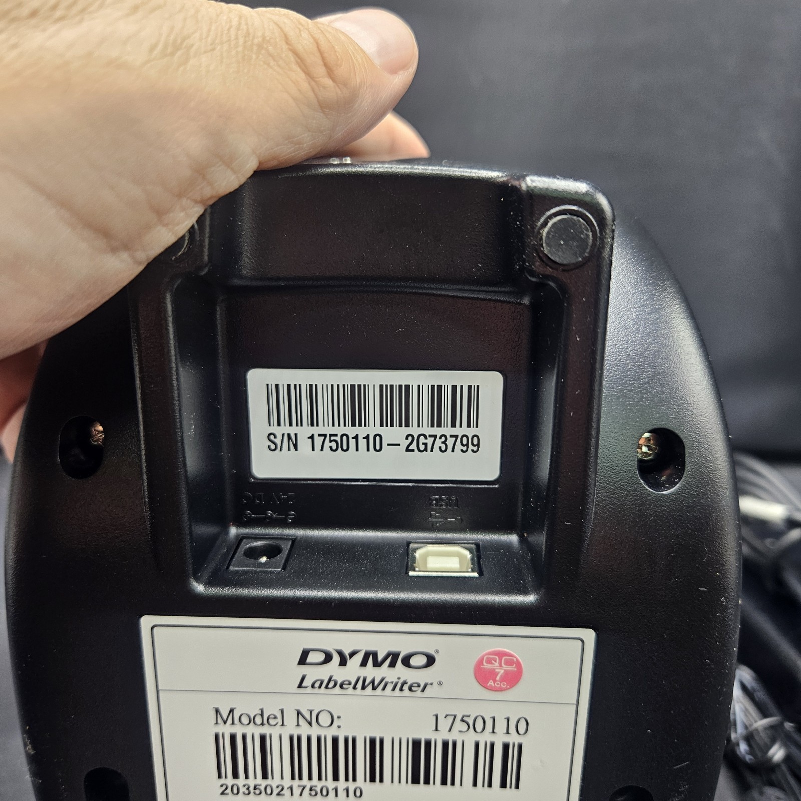 Dymo LabelWriter 450 Thermal Label Writer Printer with AC Adapter & USB 1750110