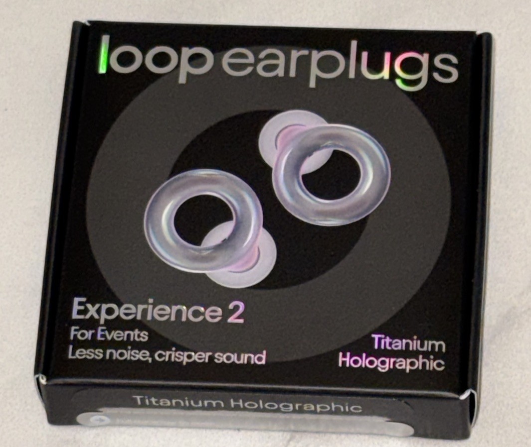 Loop Experience 2 Earplugs For Live Events/Concerts – Holographic Titanium