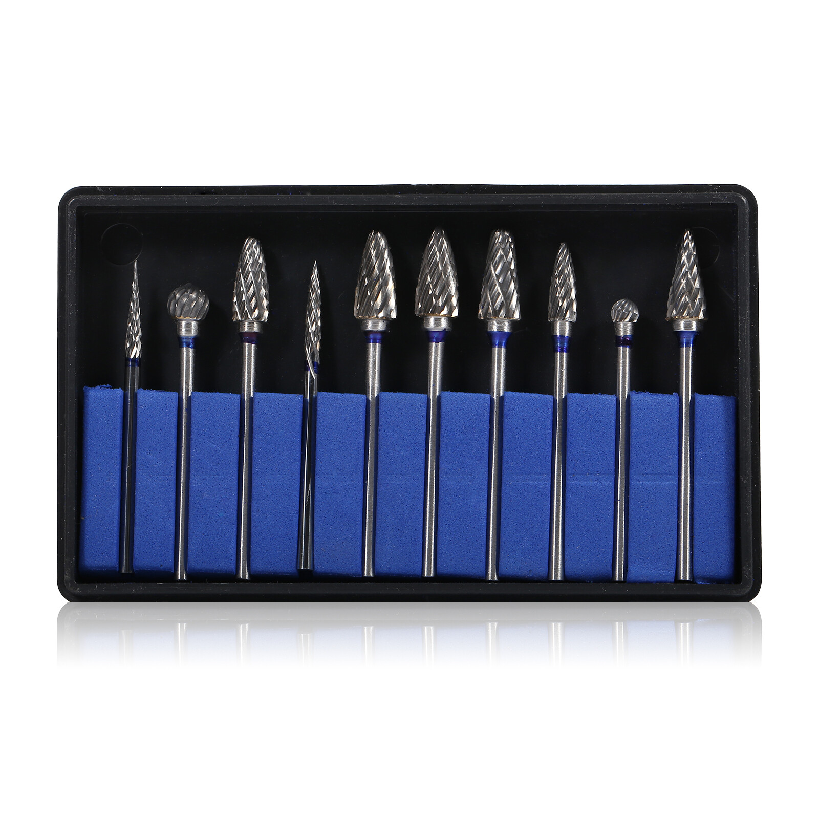 10-100pcs Tungsten Carbide Dental Acrylic Bur Drill Coarse Cutter 2.35mm Shank