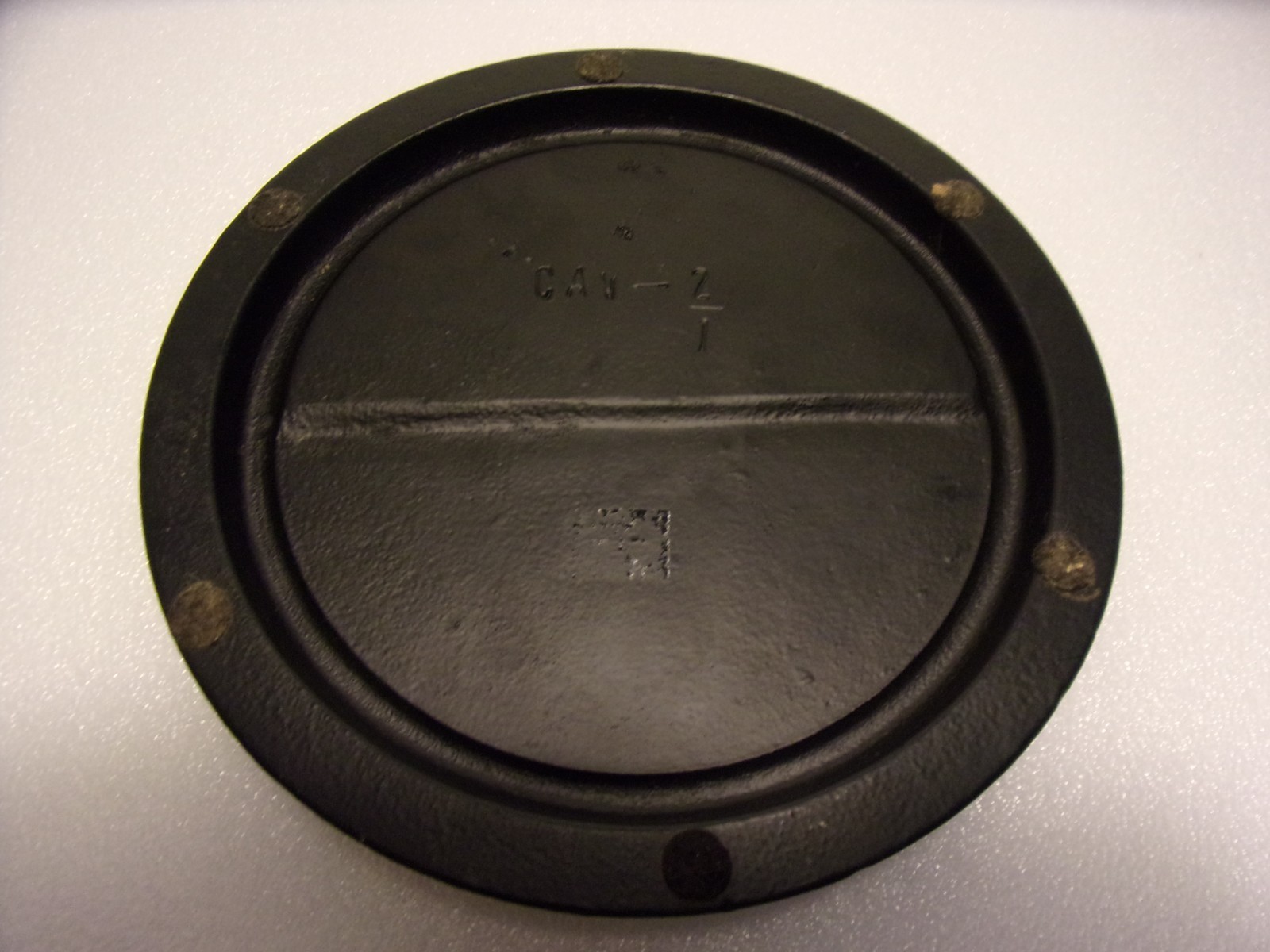 Heavy 7 lb. 10.9 oz. Black Cast Iron Weighted Base for Lamp 8.25″