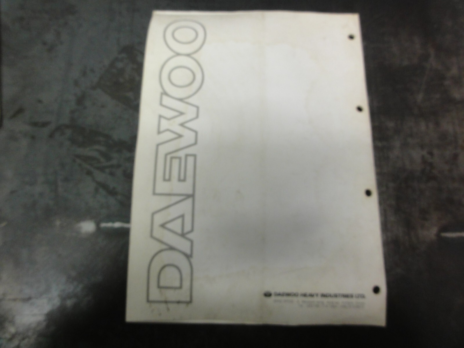 Daewoo G35S G40S G45S Forklift Schematic SB2130E00
