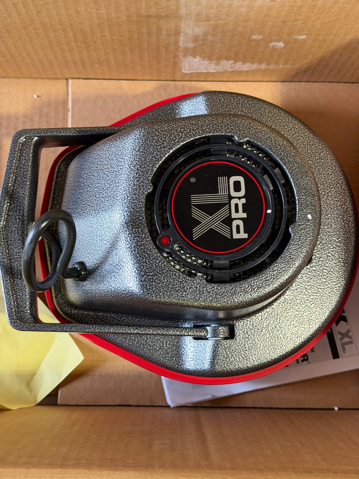 ORECK COMMERCIAL ORBITER HARD FLOOR CLEANER MACHINE GRAY/RED ORB550MC