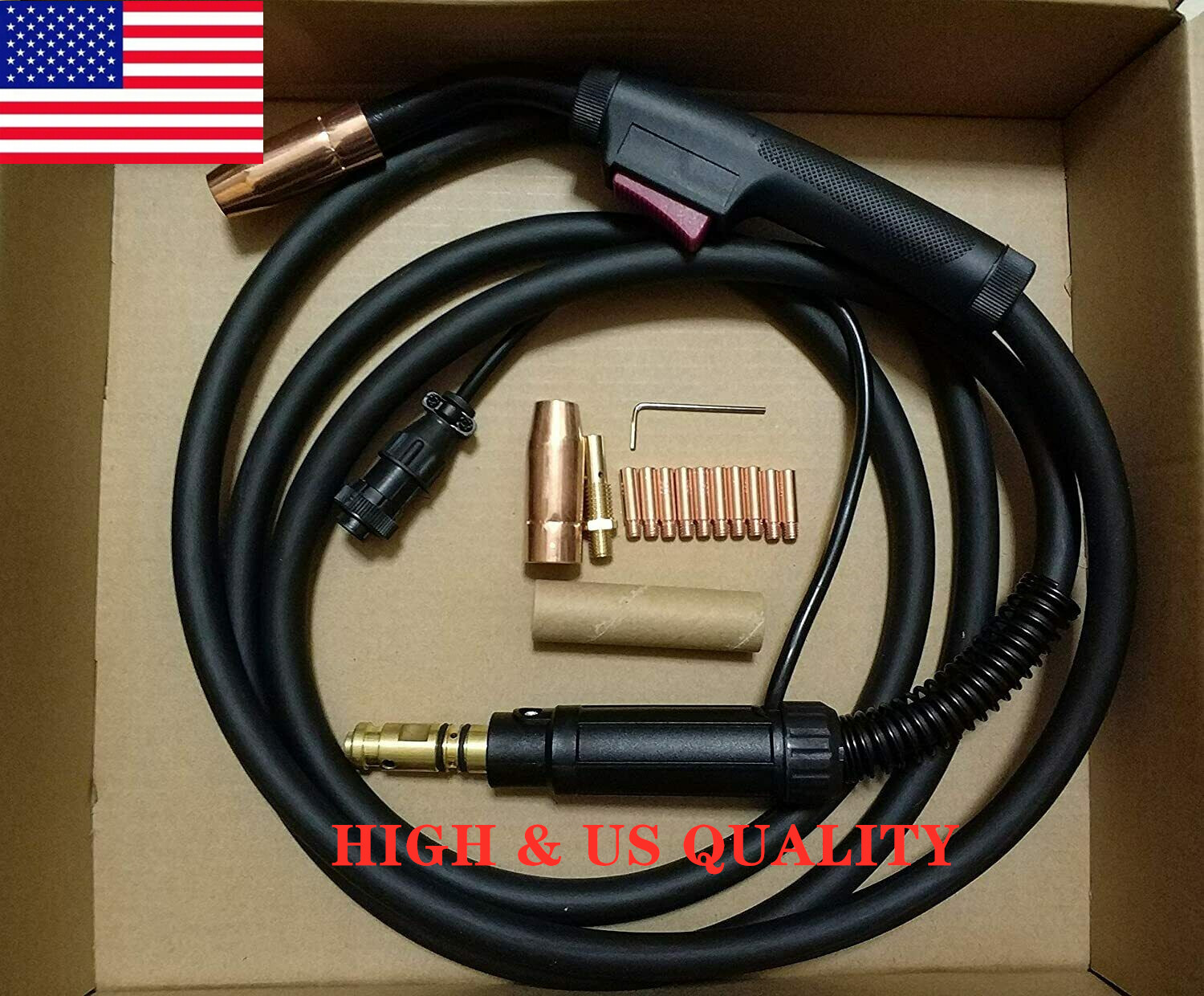 MIG WELDING GUN 10′ 150A for Lincoln Pro Mig 140/180 ,Work-Pak 125,Core pack 125