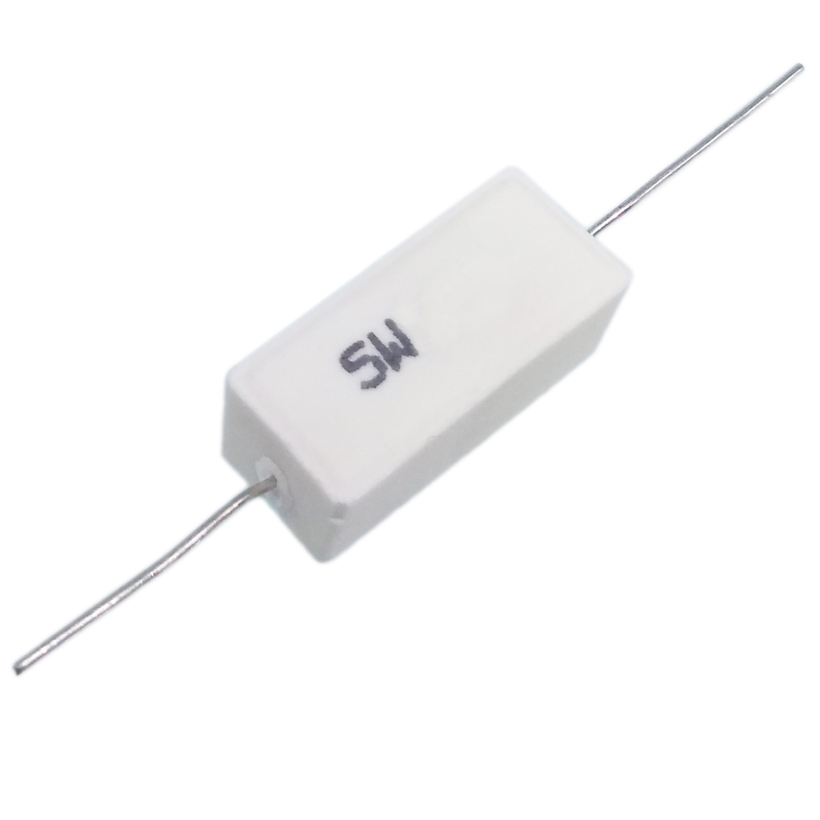 US Stock 10pcs 470 ohm 470RΩJ 5 watt Axial Ceramic Cement Power Resistor 5W