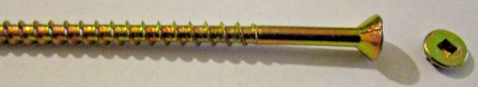 Square Bugle Head #8×3″ Coarse Thread Exterior Zinc Yellow Screw (90 pcs)