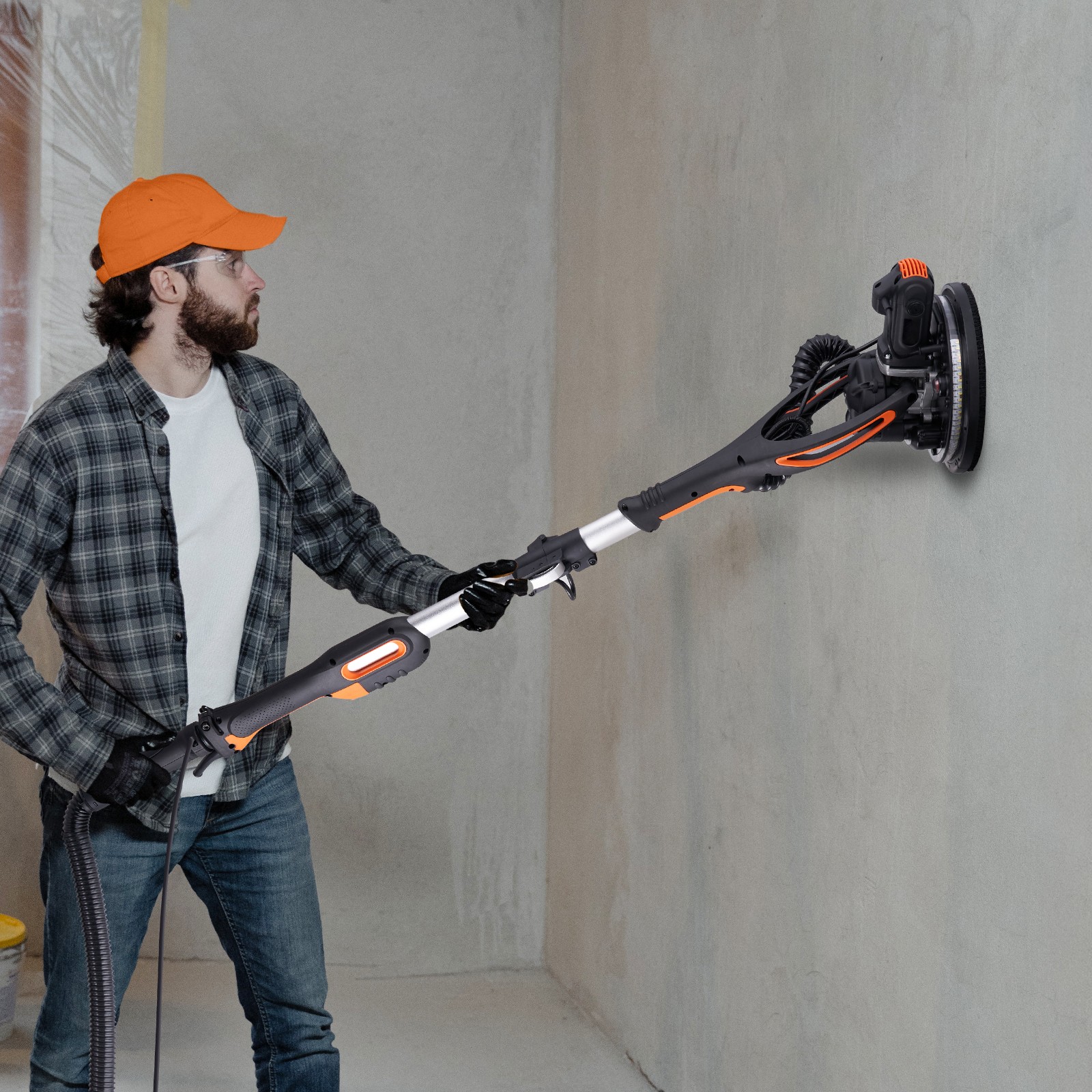 Uimoso 900W Drywall Sander with Adjustable Speed & Self-Suction System