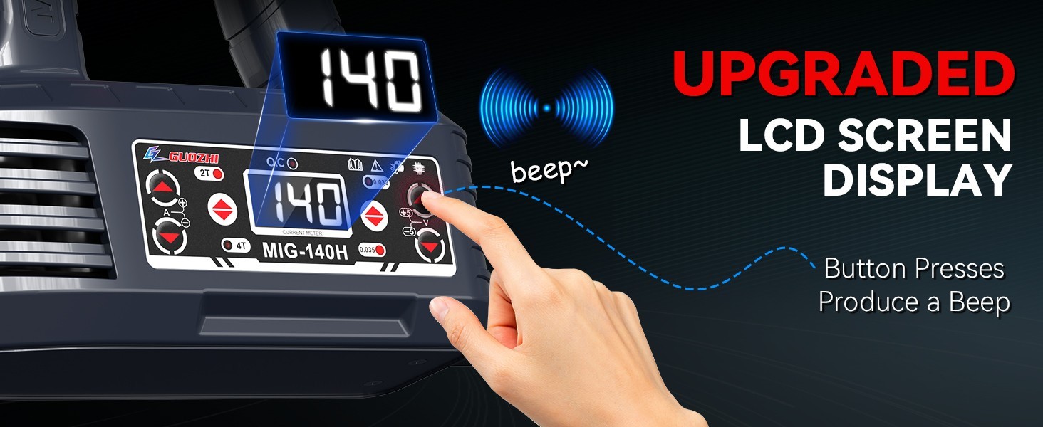 Handheld Flux Core MIG Welder 110V, 140A Portable Welding Machine,Inverter Wire