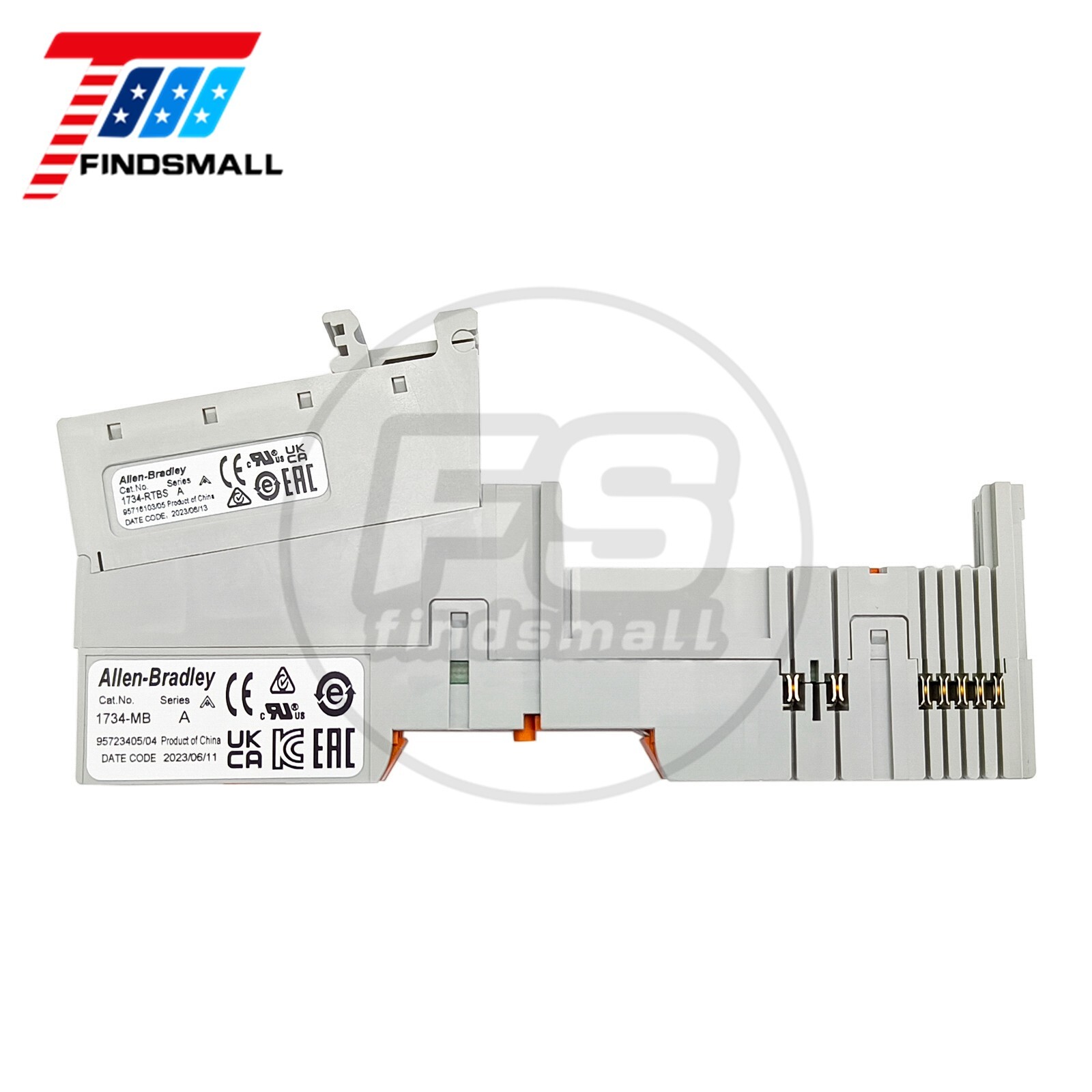 2023 Allen Bradley Point I/O 1734-TBS Terminal Base w/ IEC Spring Terminals USA