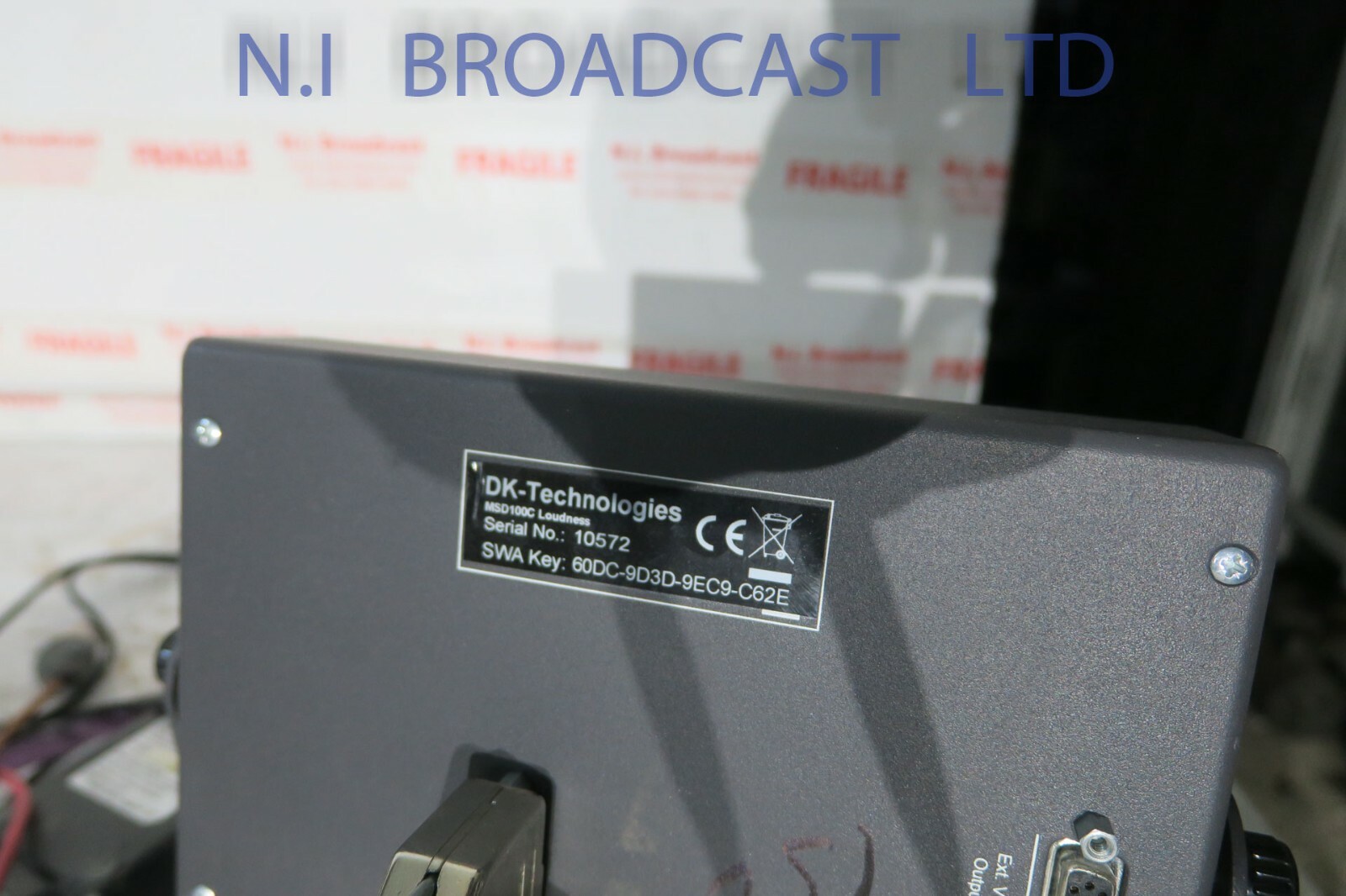 1x DK audio msd100c loudness monitor with analog and Digital input