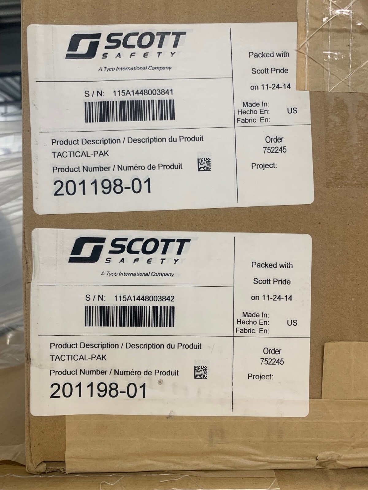 BRAND NEW 3M Scott Safety Air-Pak 5.5 Harness SCBA Fire Breathing Apparatus 5500