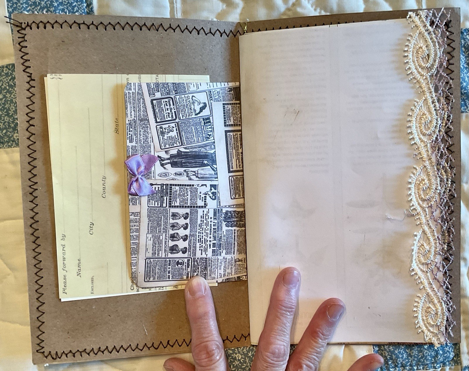 Handmade Junk Journal Natural Inspired