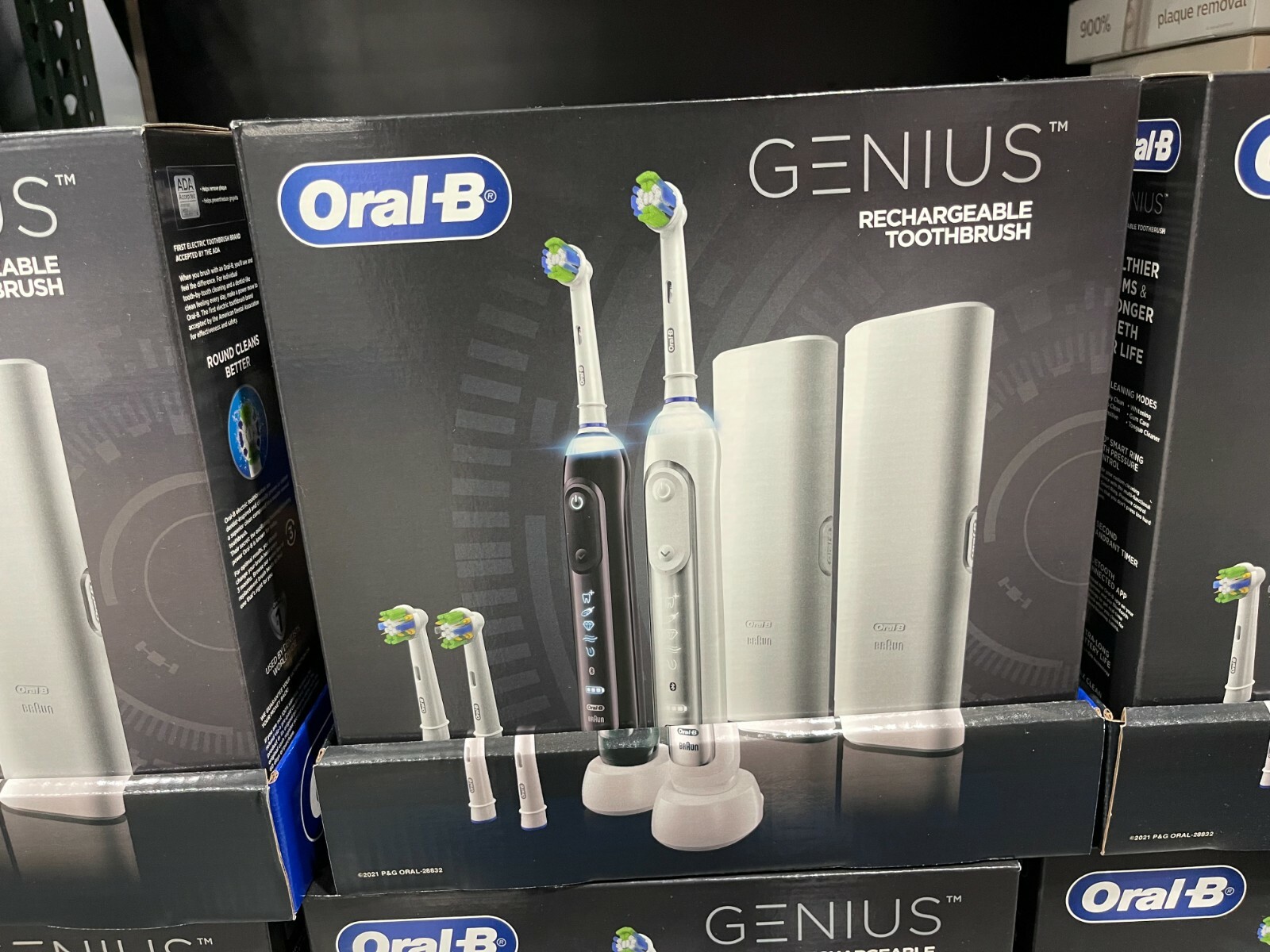 Oral-B Genius 2-Pack Rechargeable Electric Toothbrush wit Bluetooth Connectivity