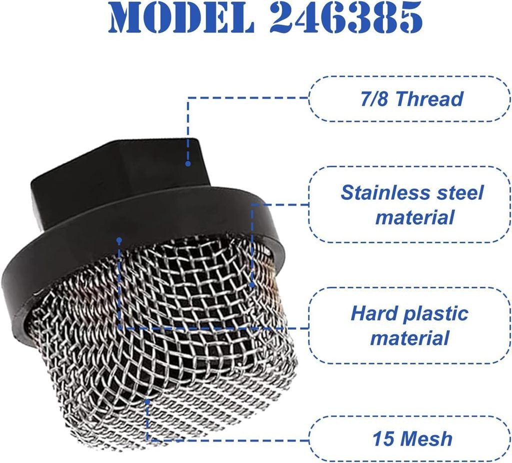 246385 246384 287032 Airless Sprayer Filter For Graco 390 395 490 495 595 C685